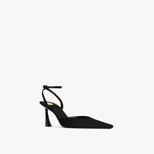 Yves Saint Laurent Black Slingback Heels